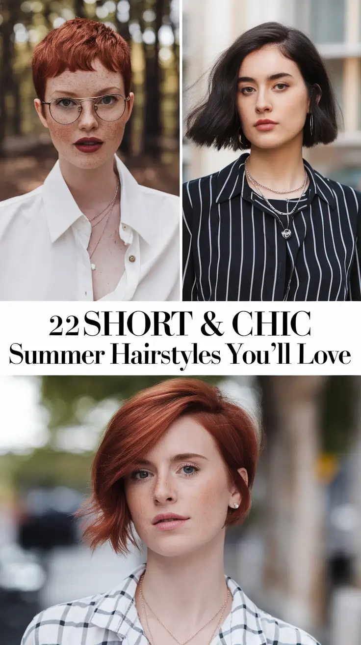 Short & Chic: Summer Hairstyles You’ll Love in 2025 – Trendy Looks for Every Hair Type