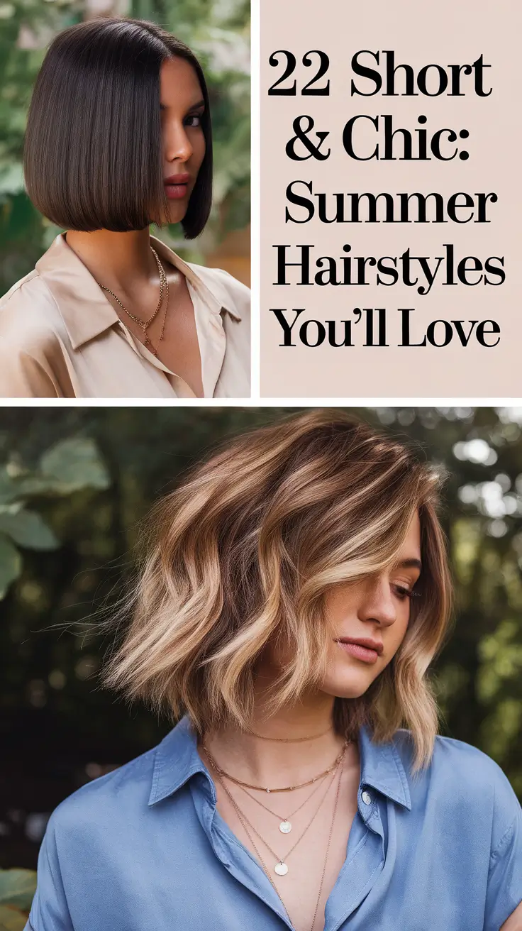 Short & Chic: Summer Hairstyles You’ll Love in 2025 – Trendy Looks for Every Hair Type