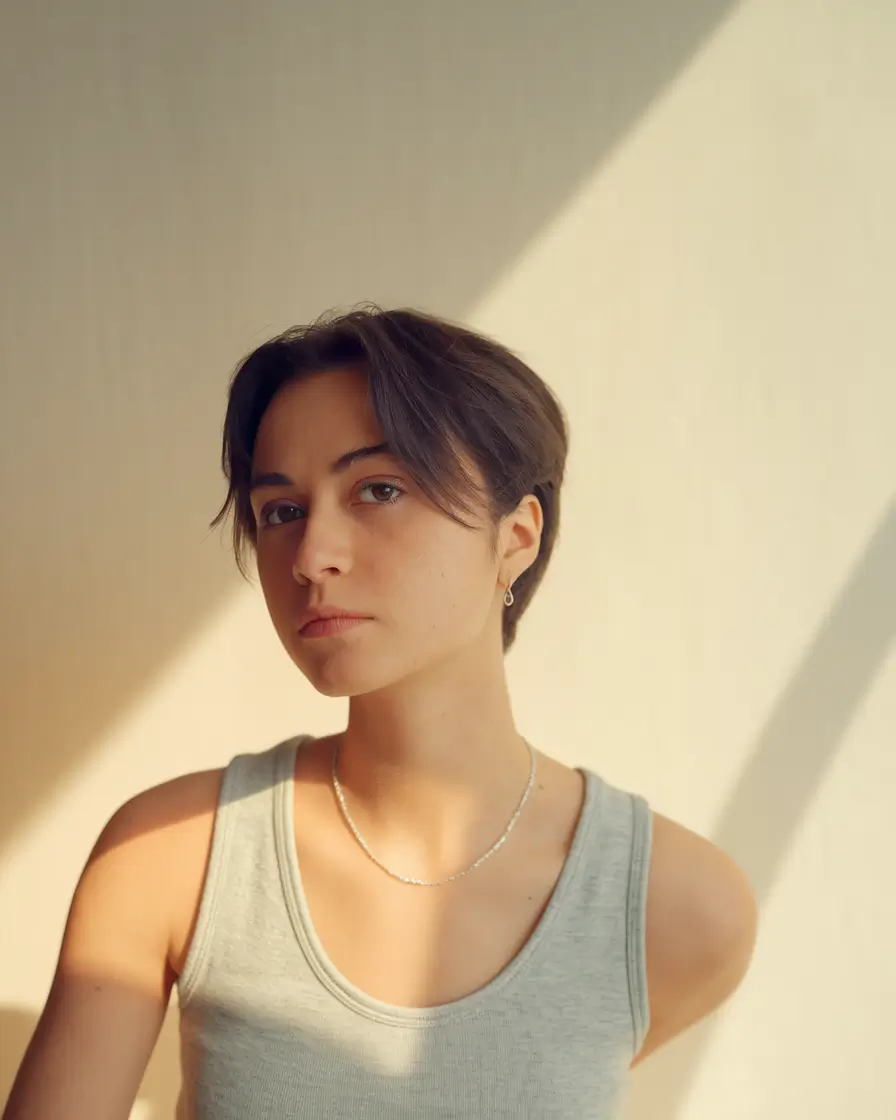 Short Summer Haircut 2025: Chic Styles - 90s-Inspired Soft Curtains with a Modern Twist