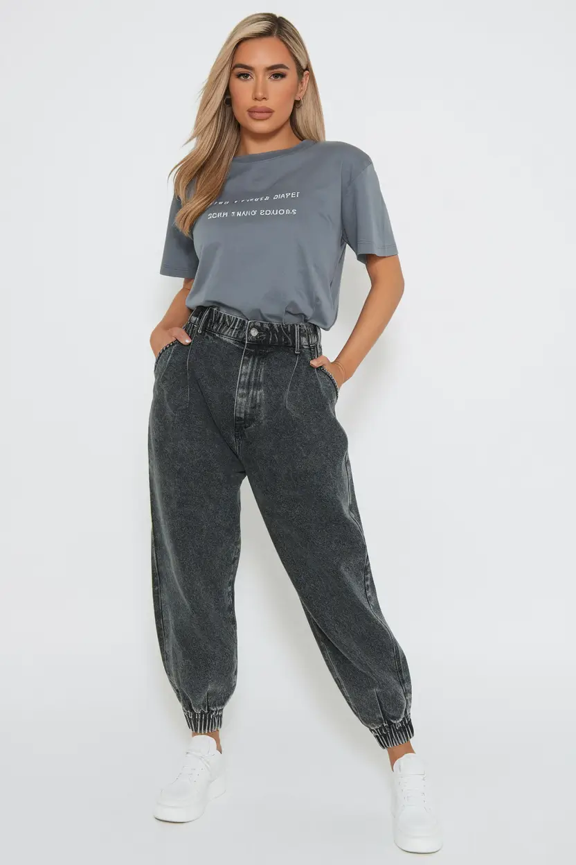 Summer Outfits With Leggings and Joggers Acid Wash Attitude and Graphic Charisma