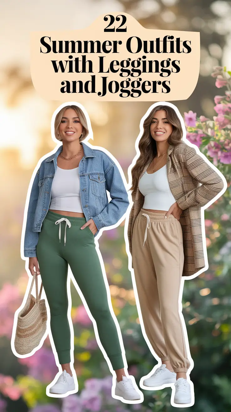 Summer 2025 Outfits With Leggings and Joggers That Are Cute, Comfy, and So Easy to Wear