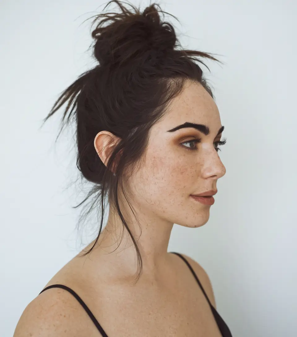 cute summer buns easy hairstyles