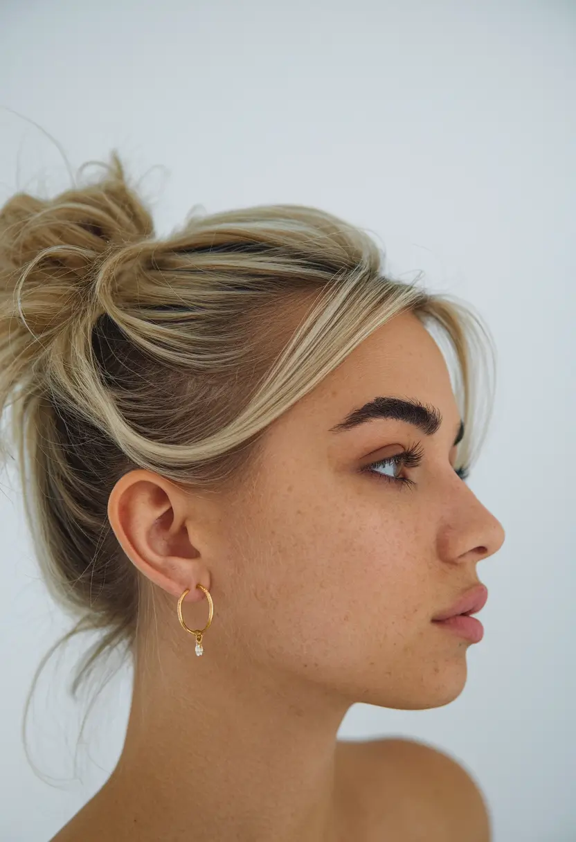 cute summer buns easy hairstyles