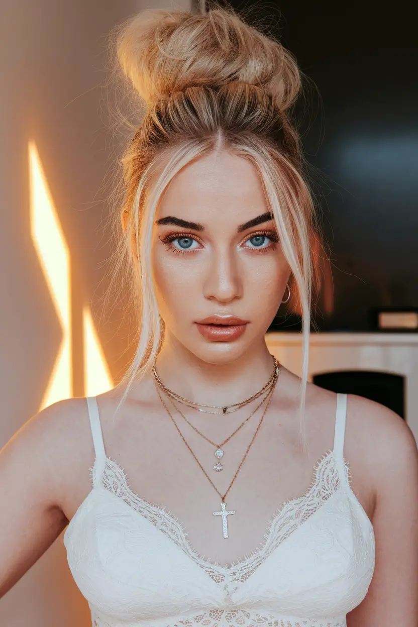 summer buns hairstyles easy updo