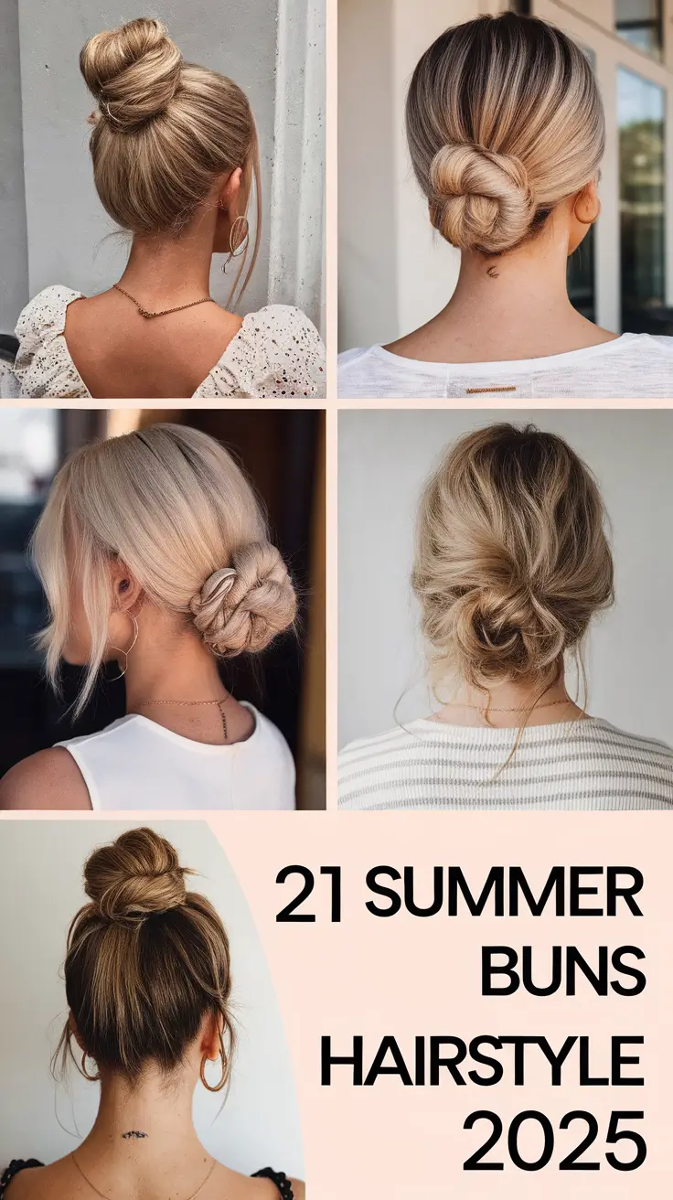 Summer Buns Hairstyle 2025: The Ultimate Guide to Effortless Summer Updos