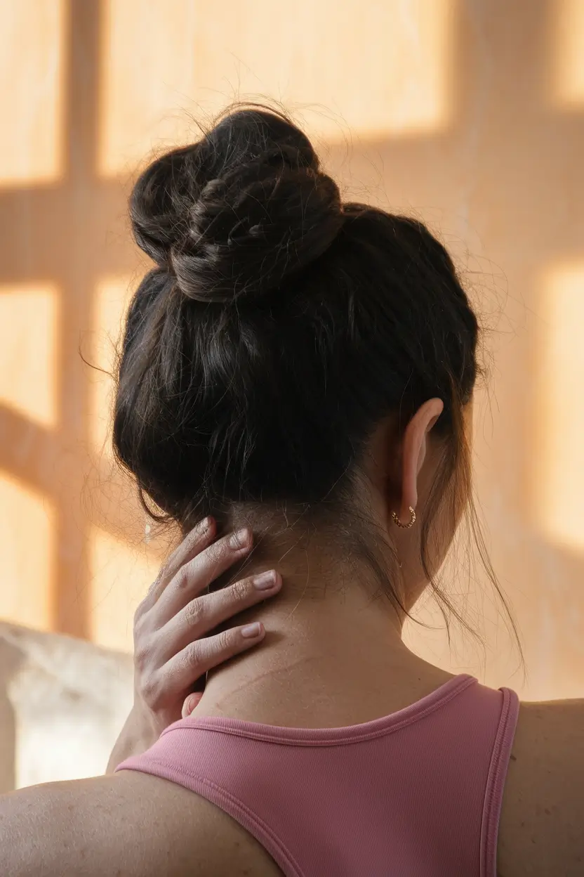 Summer Easy Hairstyle for Work: Effortless Twisted Bun