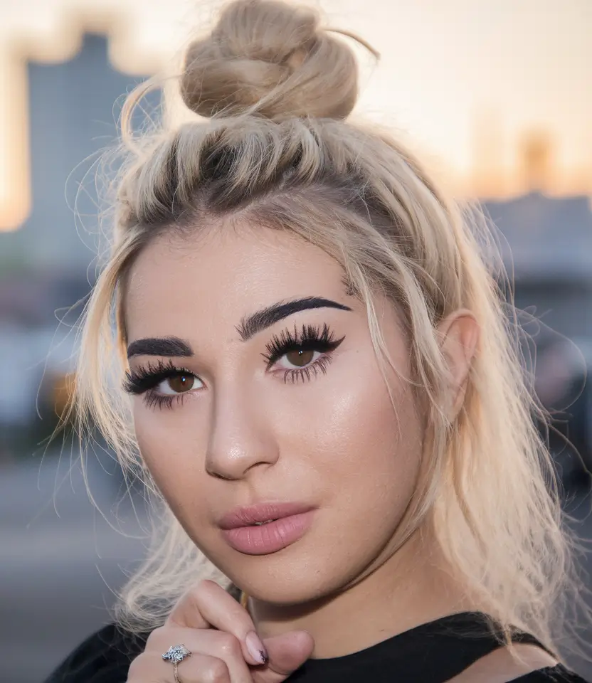 Summer Easy Hairstyle for Work: Casual High Bun