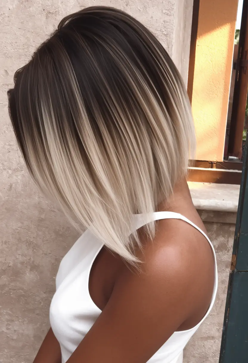 summer ombre hair color ideas Chic Platinum Melt for an Instant Summer Refresh