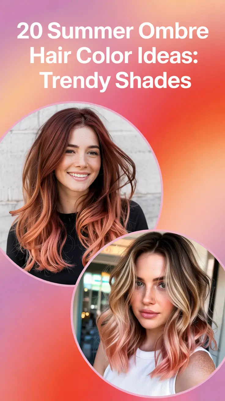 Summer Ombre Hair Color Ideas 2025: Trendy Shades for Brunettes and Blondes