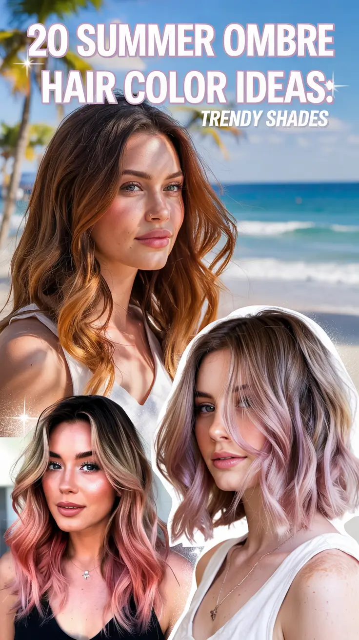 Summer Ombre Hair Color Ideas 2025: Trendy Shades for Brunettes and Blondes