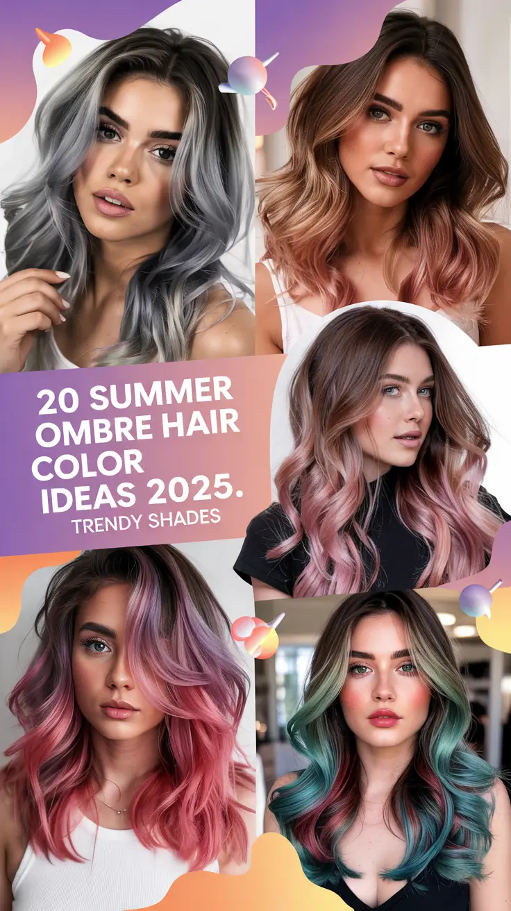 Summer Ombre Hair Color Ideas 2025: Trendy Shades for Brunettes and Blondes
