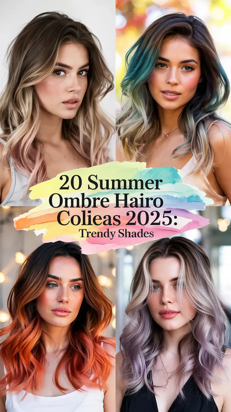 Summer Ombre Hair Color Ideas 2025: Trendy Shades for Brunettes and Blondes