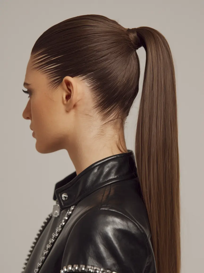 summer ponytail hairstyles 2025 Bubble Ponytail