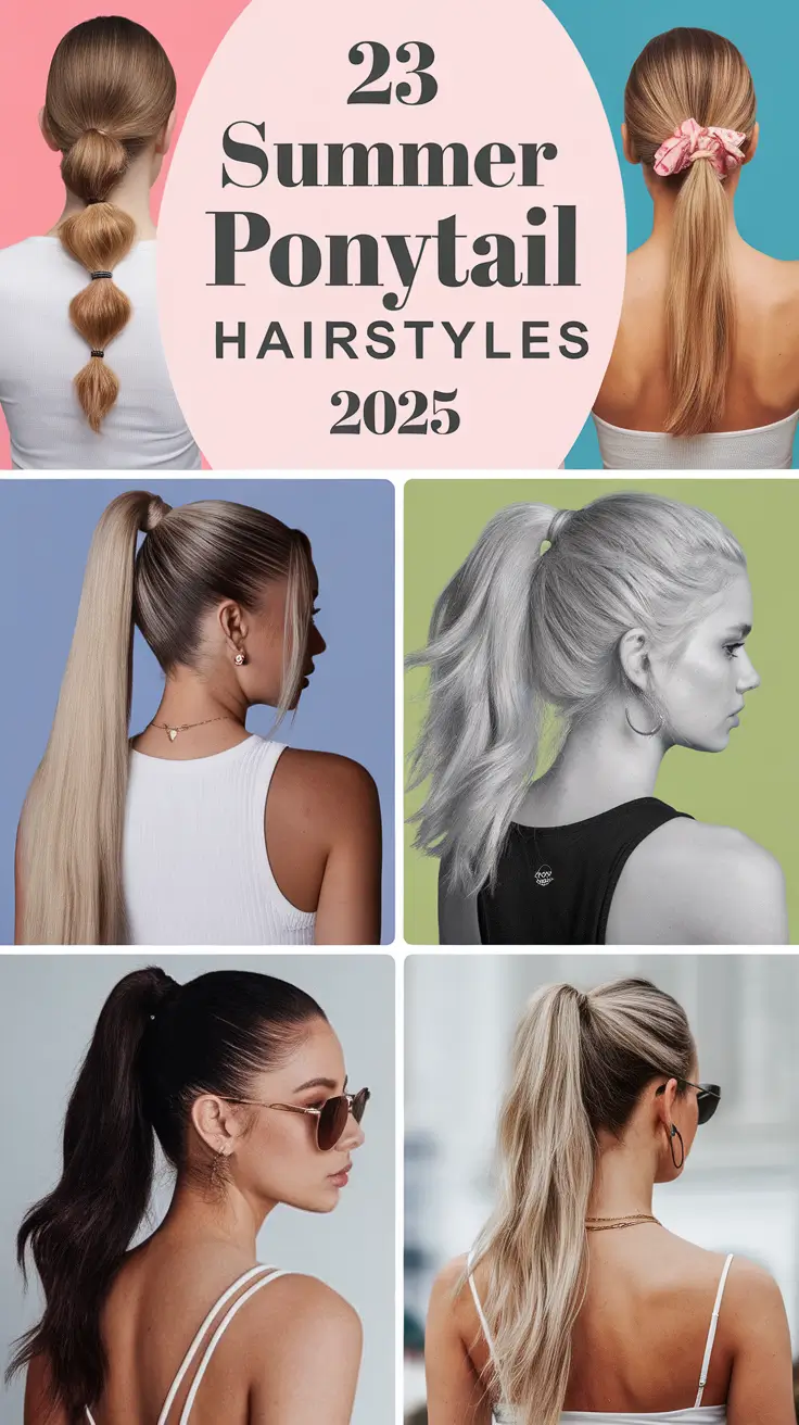 Summer Ponytail Hairstyles 2025: Trendy and Cute Looks for Every Hair Length
