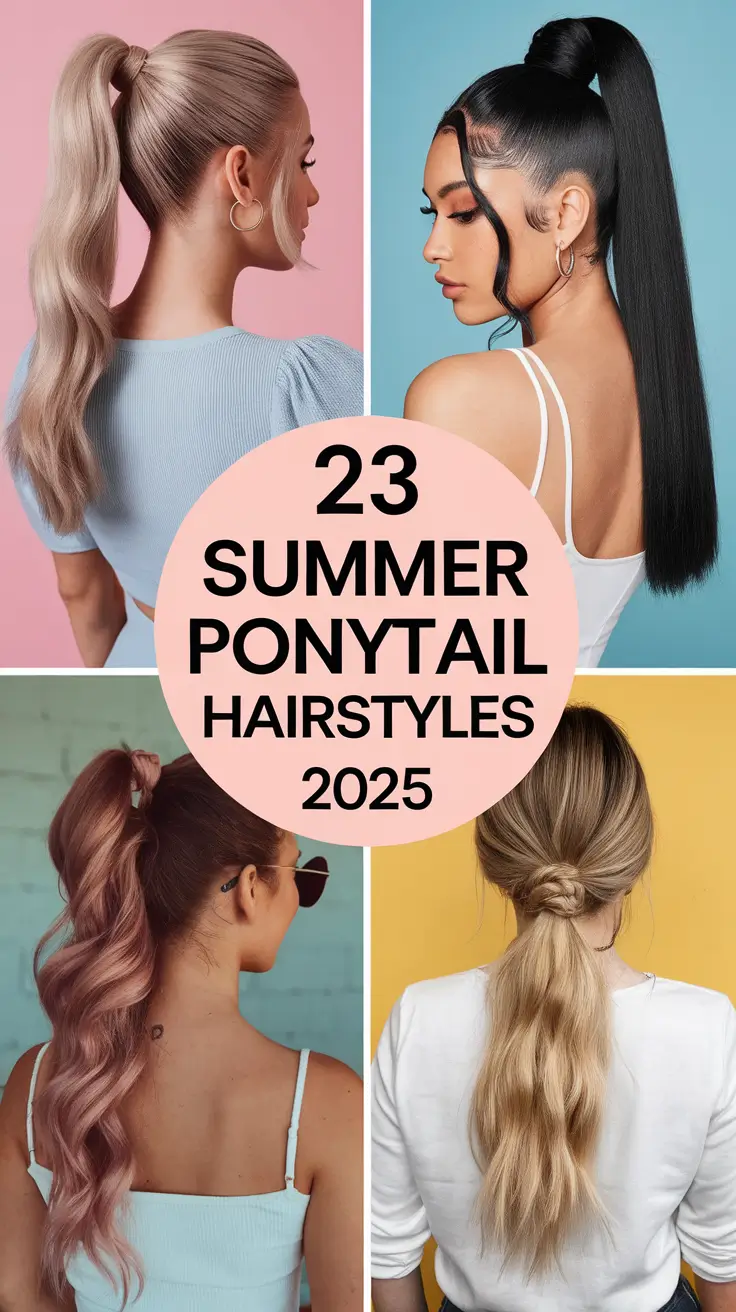 Summer Ponytail Hairstyles 2025: Trendy and Cute Looks for Every Hair Length