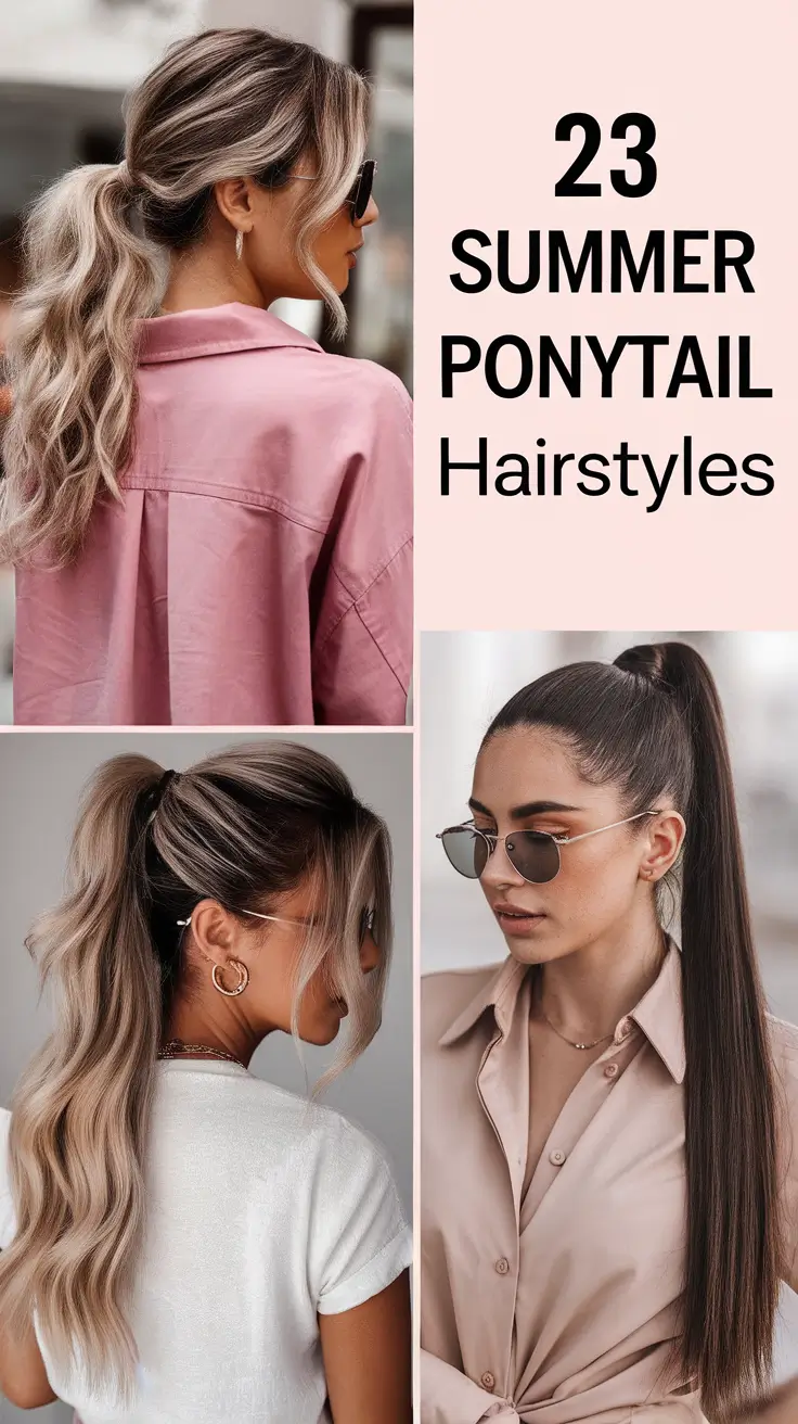 Summer Ponytail Hairstyles 2025: Trendy and Cute Looks for Every Hair Length