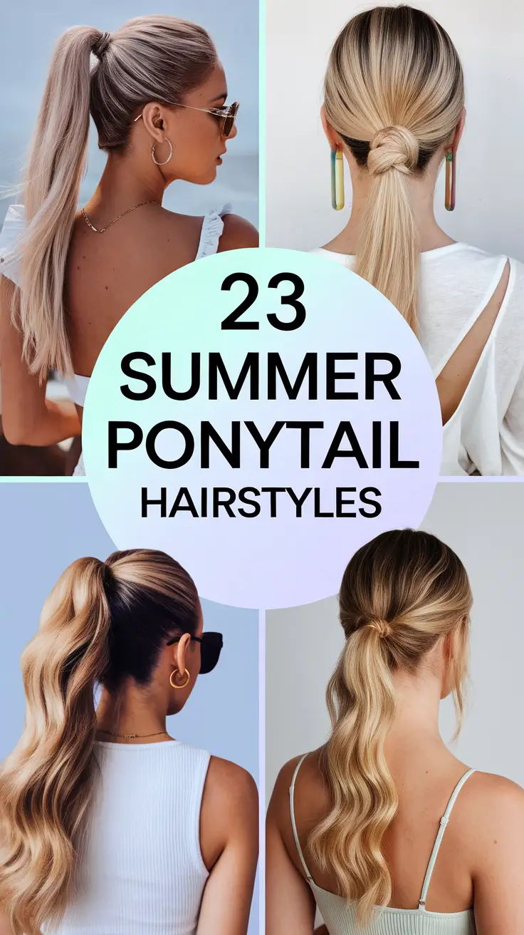 Summer Ponytail Hairstyles 2025: Trendy and Cute Looks for Every Hair Length