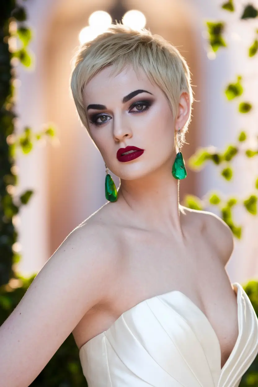 summer simple hairstyles Short and Sweet Blonde Pixie