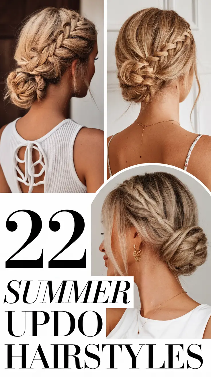 Summer Updo Hairstyles 2025 – Cute, Easy, and Stylish Looks for Every Hair Type