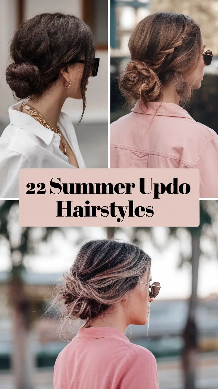 Summer Updo Hairstyles 2025 – Cute, Easy, and Stylish Looks for Every Hair Type