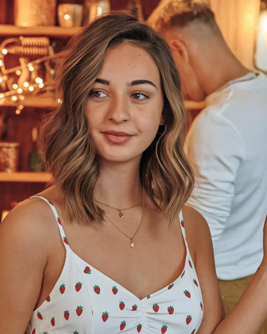 summer hair color for brunettes highlights sun kissed blonde