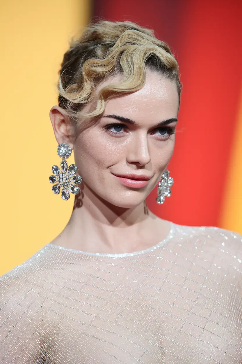 Sweet Summer Styles: Hairstyles - Vintage Finger Waves for Glamorous Summer Nights
