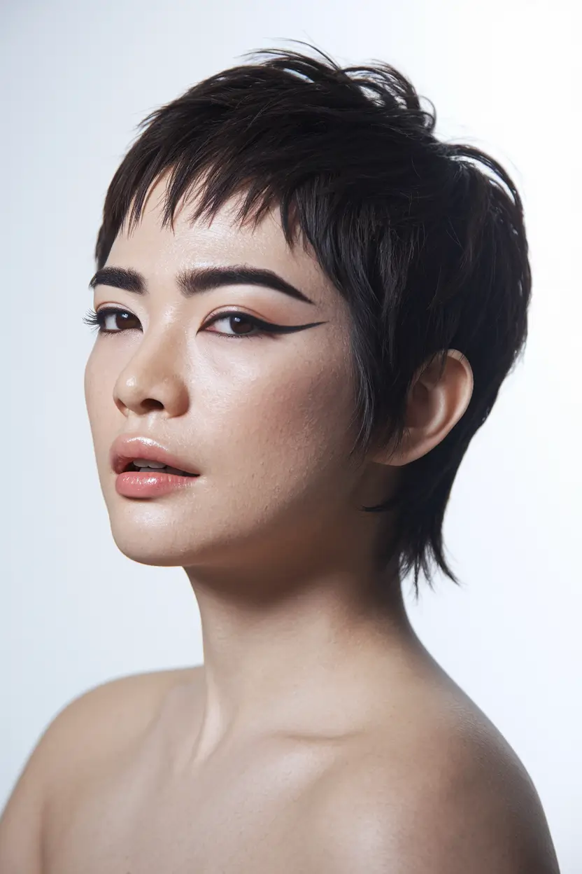 Sweet Summer Styles: Hairstyles - Pixie Cut with Edgy Bangs
