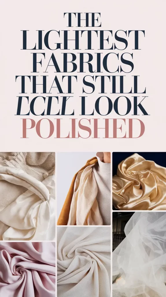 The Lightest Fabrics That Still Look Polished in 2025