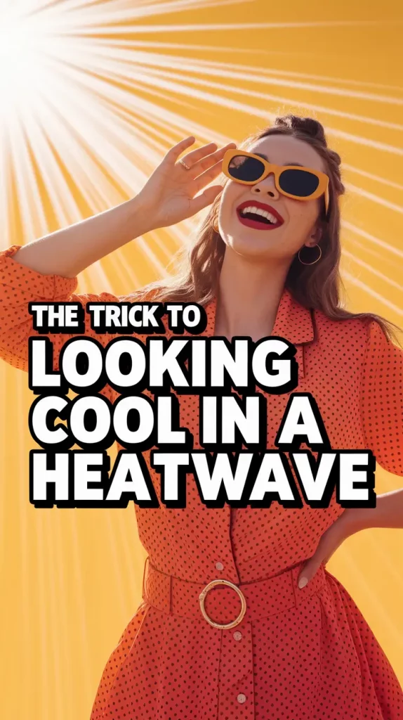 The Trick to Looking Cool in a Heatwave — My 2025 Style Reset