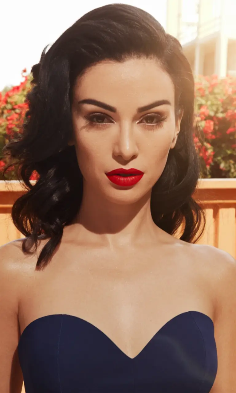 summer hairstyles medium hair Glamorous Hollywood Waves
