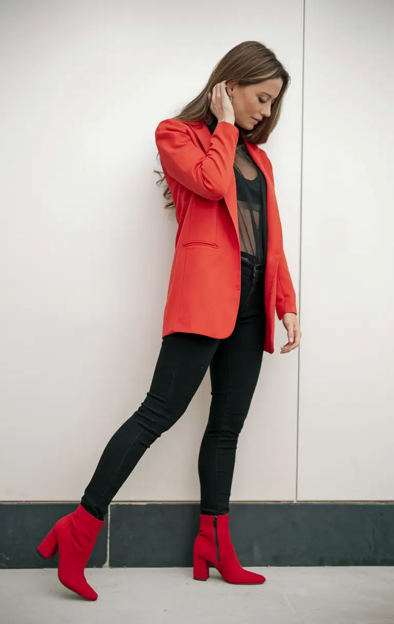fall birthday outfits baddie Bold, Red, and Totally Fearless