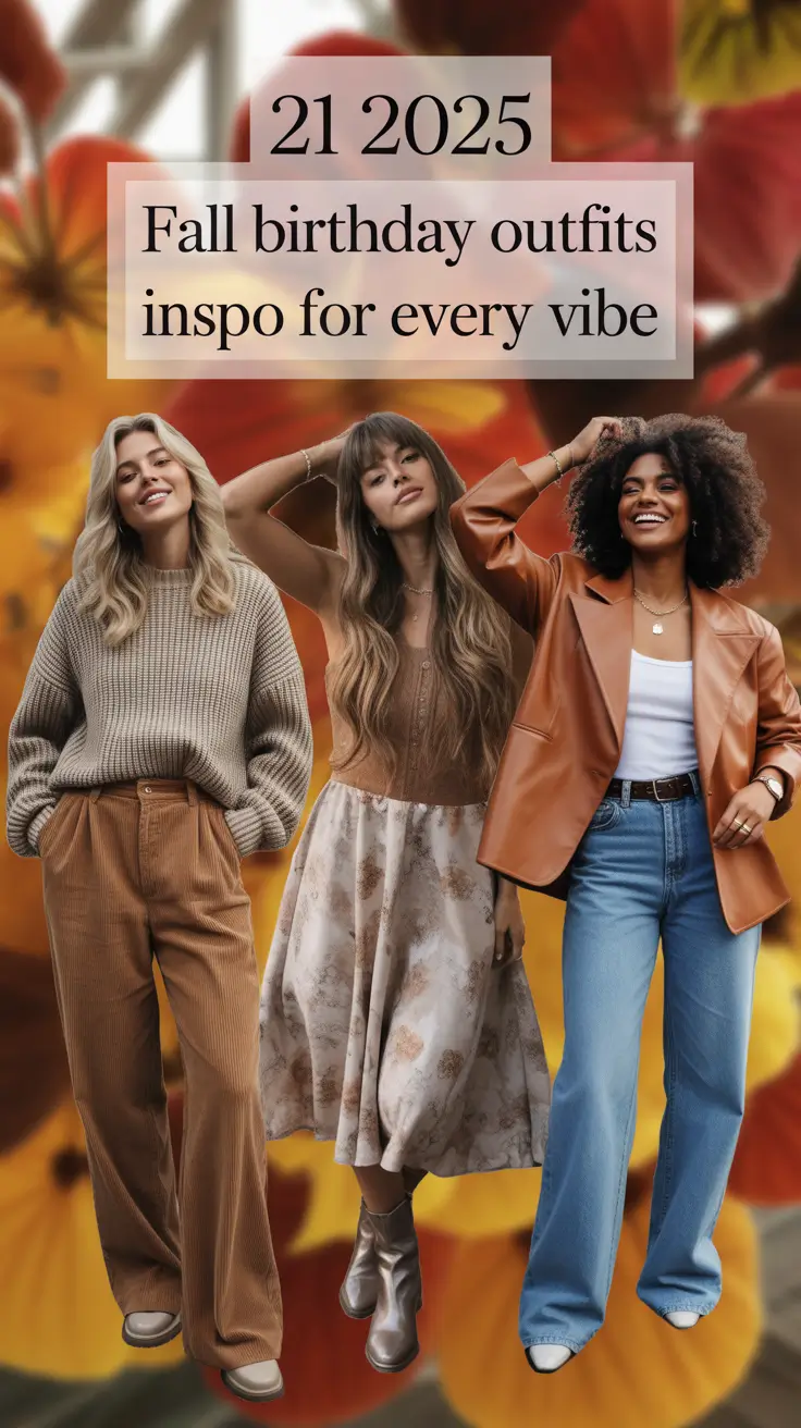 2025 Fall Birthday Outfits Inspo for Every Vibe