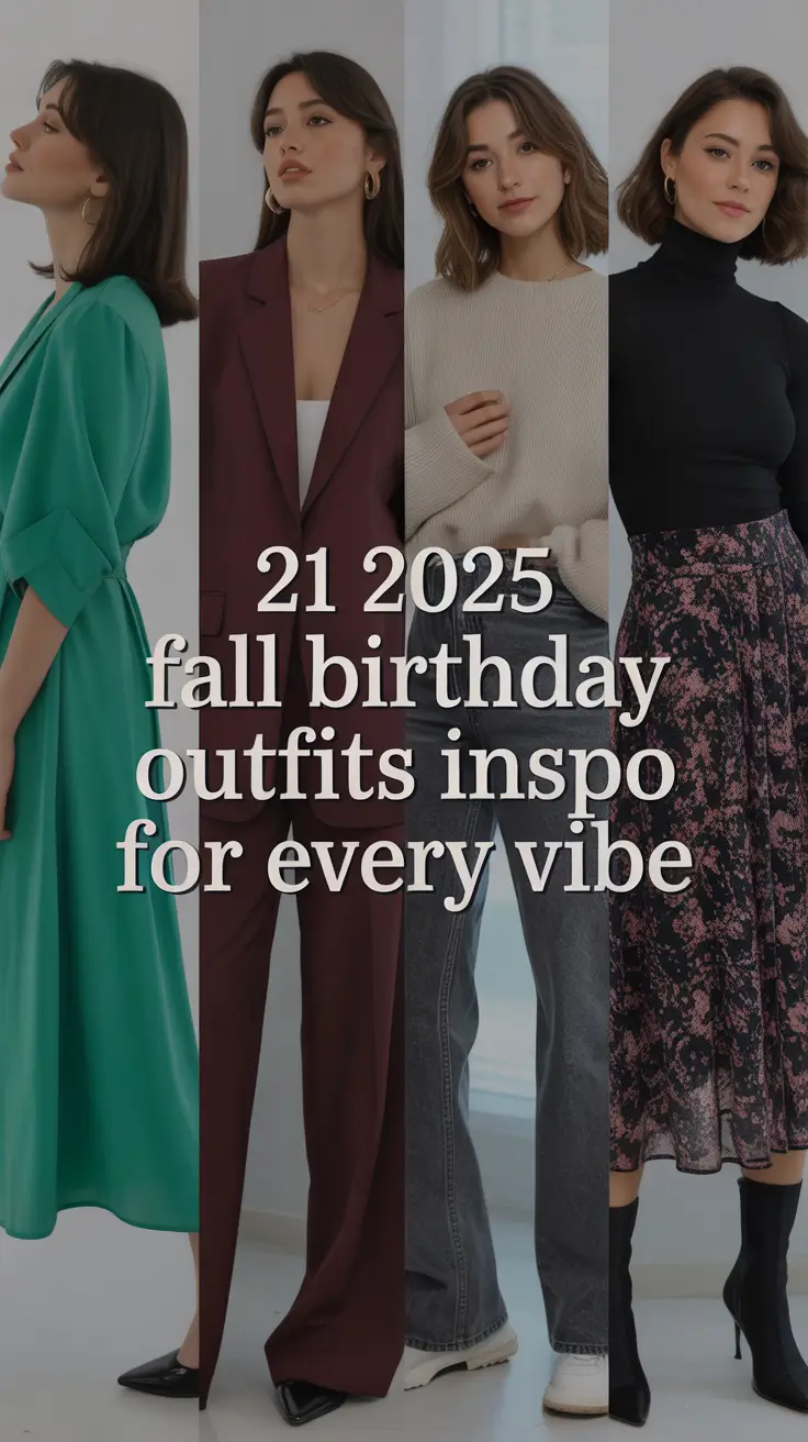 2025 Fall Birthday Outfits Inspo for Every Vibe