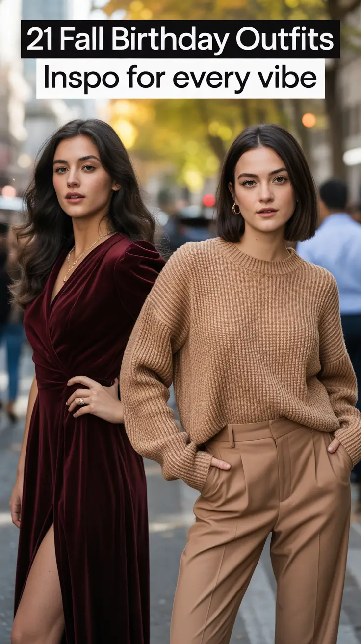 2025 Fall Birthday Outfits Inspo for Every Vibe