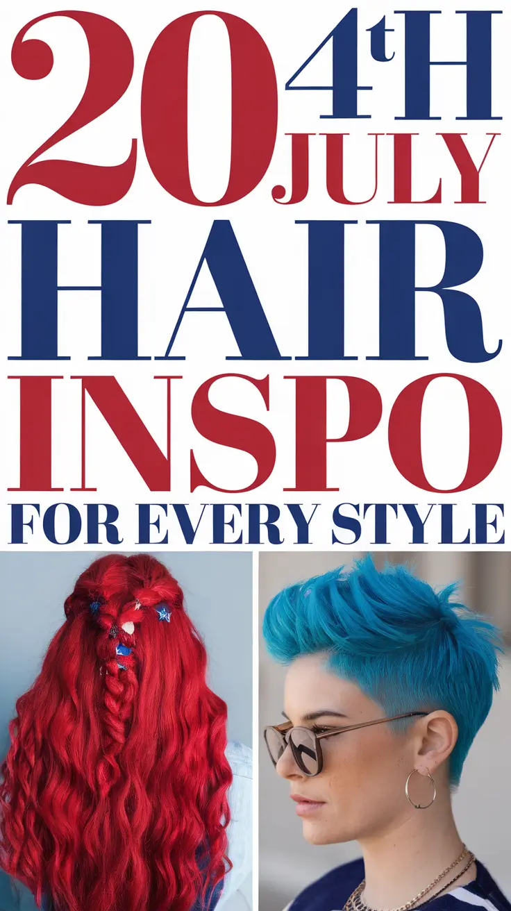 4th of July 2025 Hair Inspo for Every Style: From Easy Braids to Glam Waves
