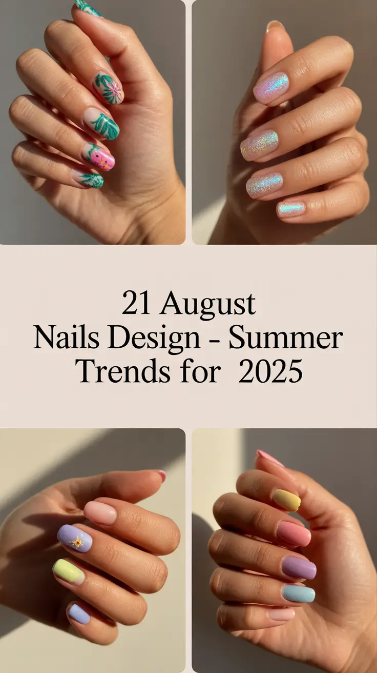 August Nails Design – Summer Trends for 2025 You’ll Want to Try Right Now