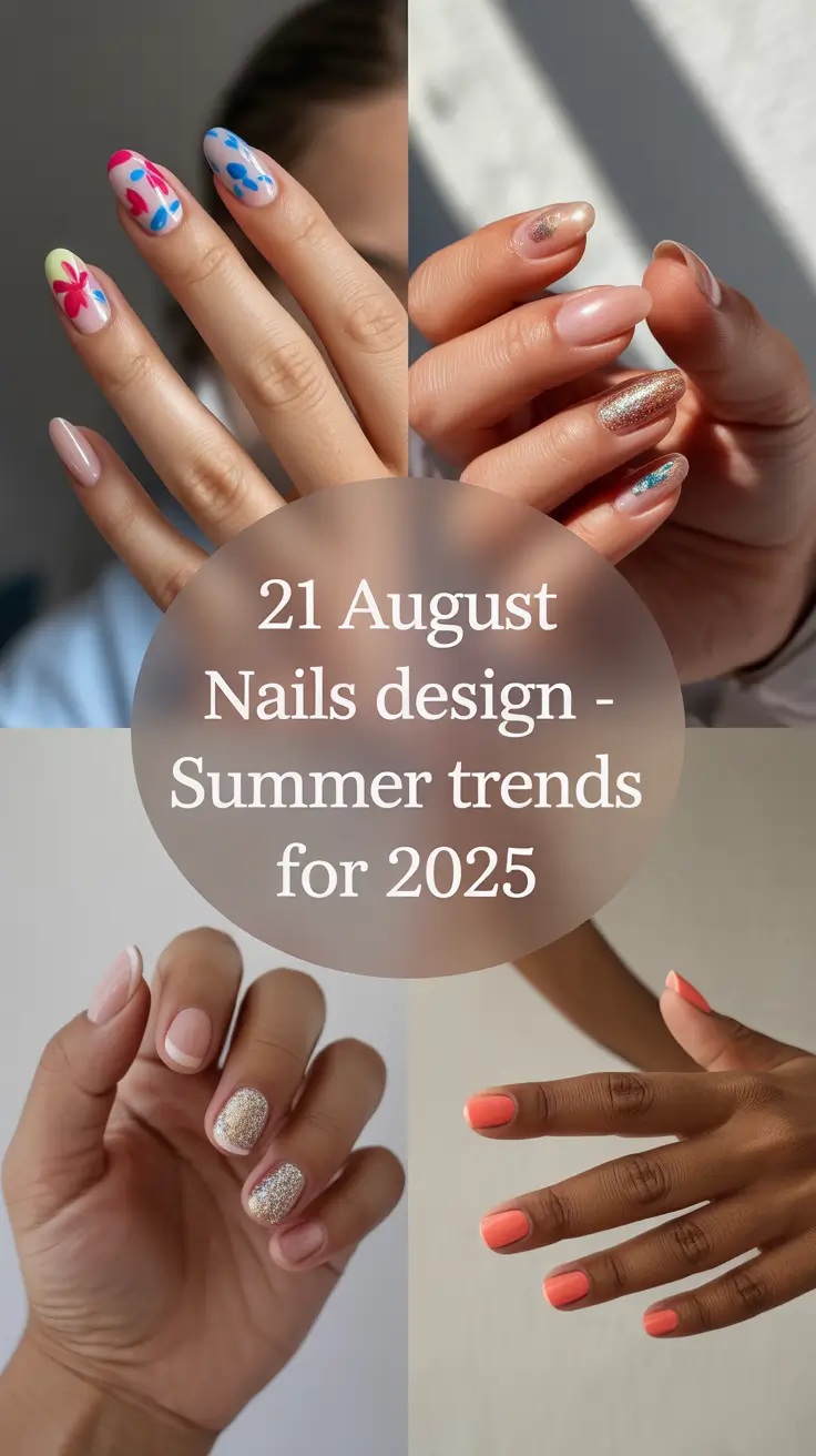 August Nails Design – Summer Trends for 2025 You’ll Want to Try Right Now