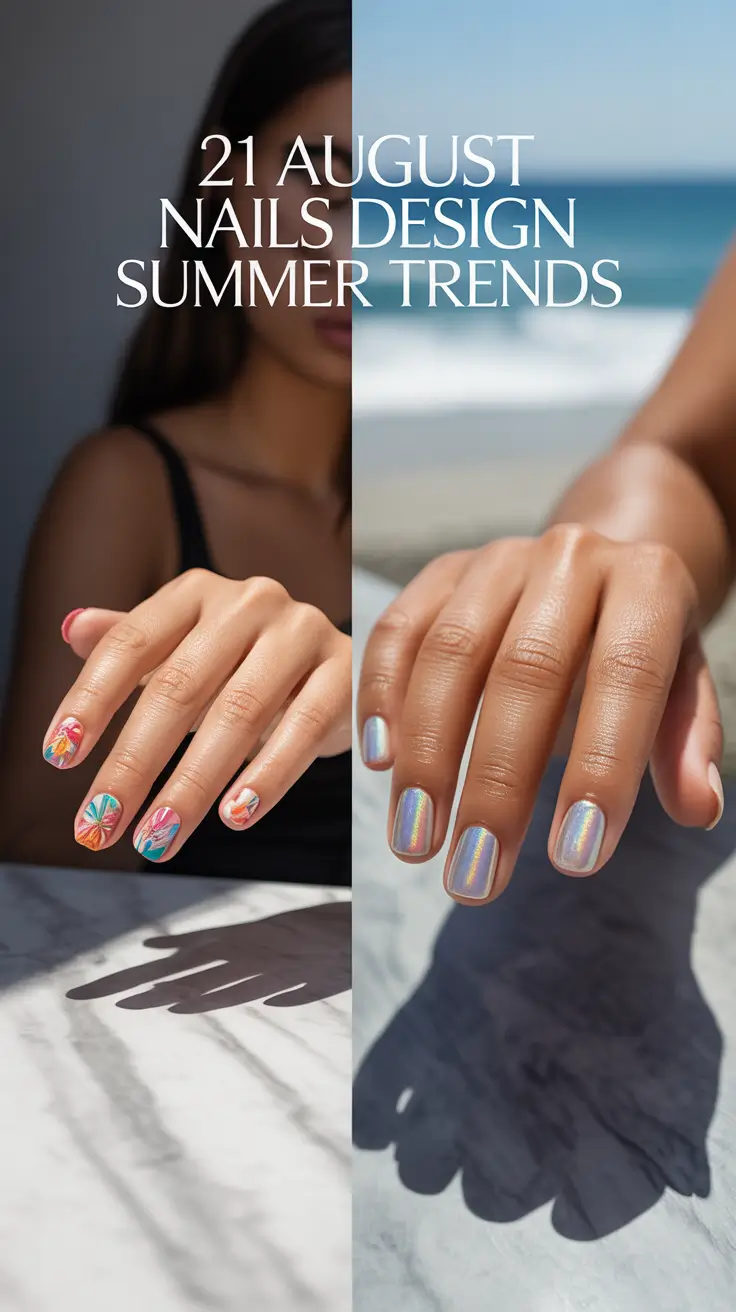 August Nails Design – Summer Trends for 2025 You’ll Want to Try Right Now