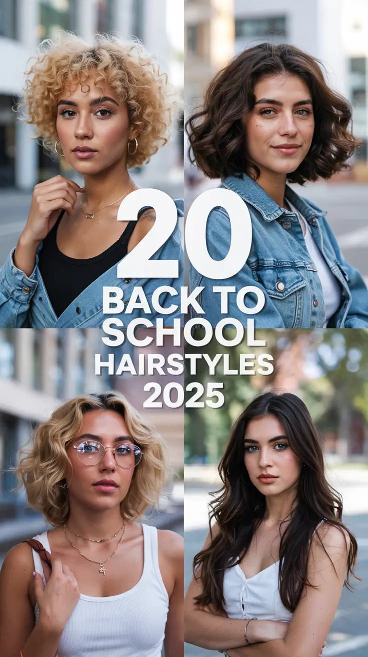 Back to School Hairstyles 2025: Best Ideas for Girls and Teens with Every Hair Type