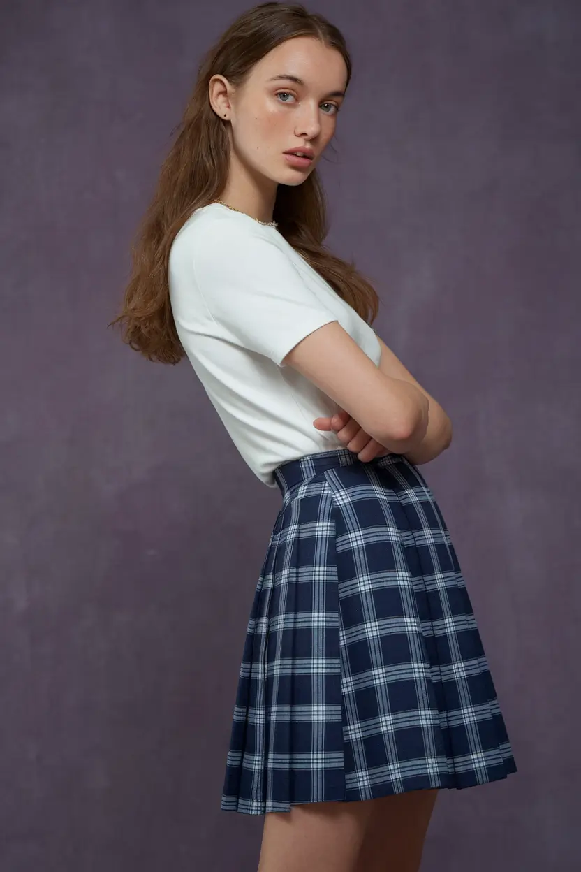 back to school outfits ideas 2025 Plaid Revival for Everyday Cool
