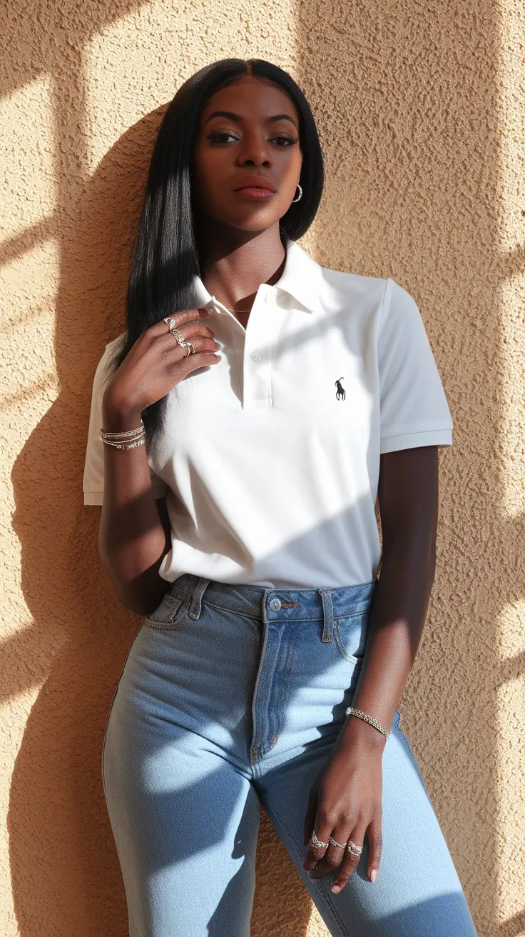 back to school outfits ideas 2025 Polo Cool with Minimalist Polish