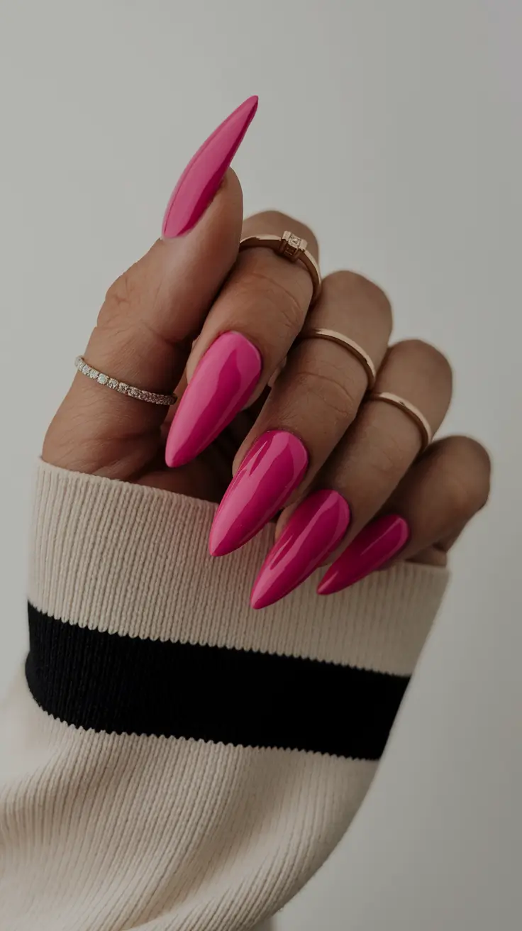 july nail colors Barbiecore Pink That Still Hits in July