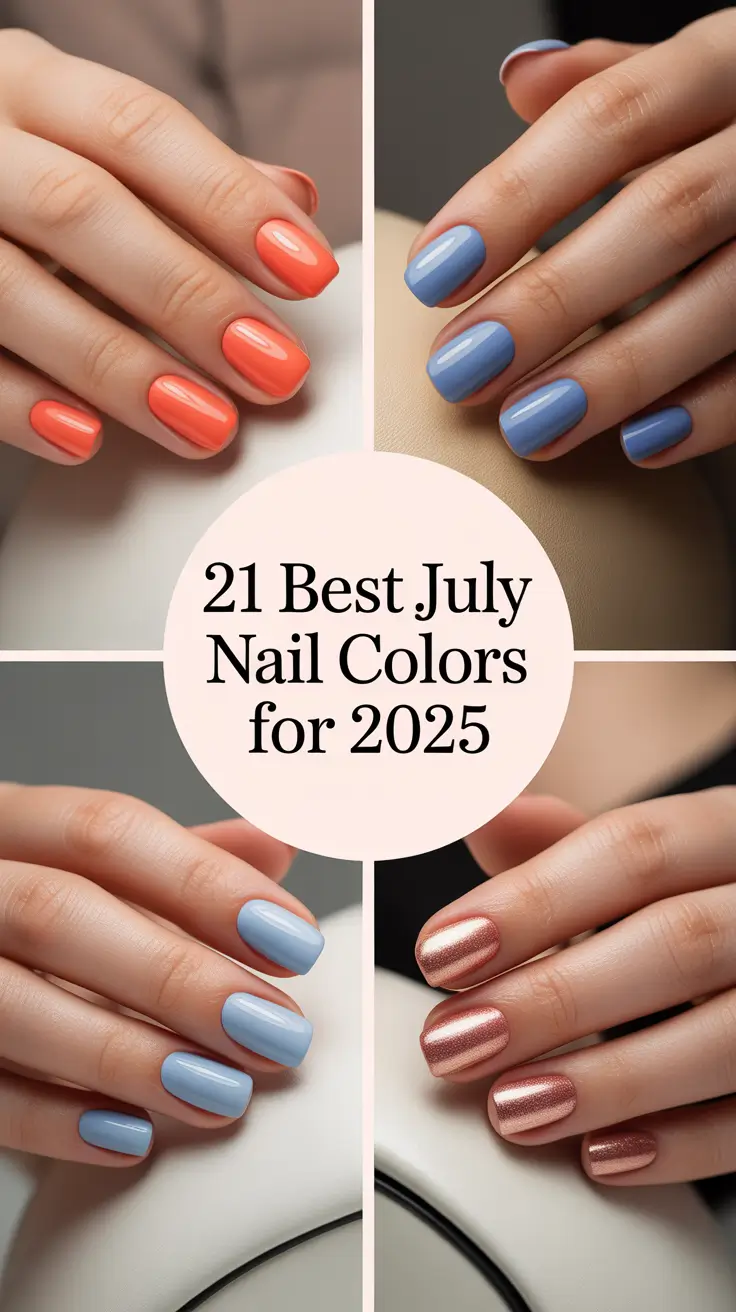 Best July Nail Colors for 2025 That Will Turn Heads on the 4th of July