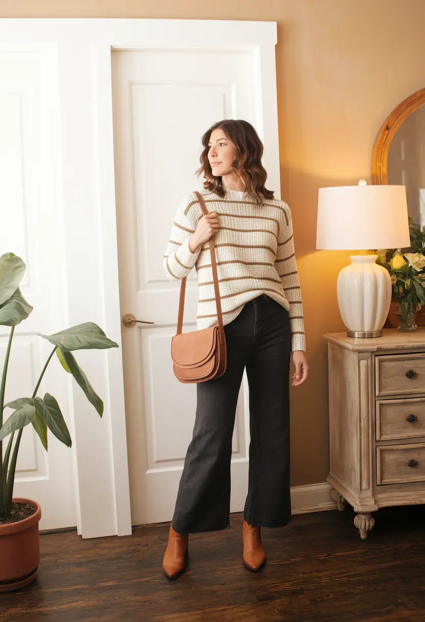 fall business casual outfits skirt Sweater Weather and Soft Structure
