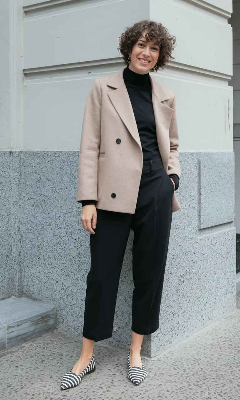 fall business casual outfits comfy Soft Layers with a Twist