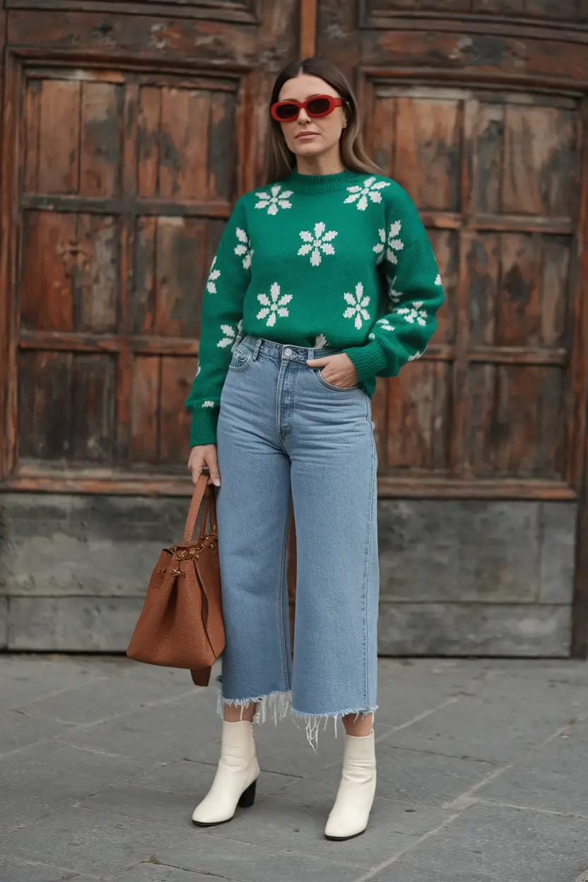 fall business casual outfits jeans Whimsical Knitwear for the Bold at Heart