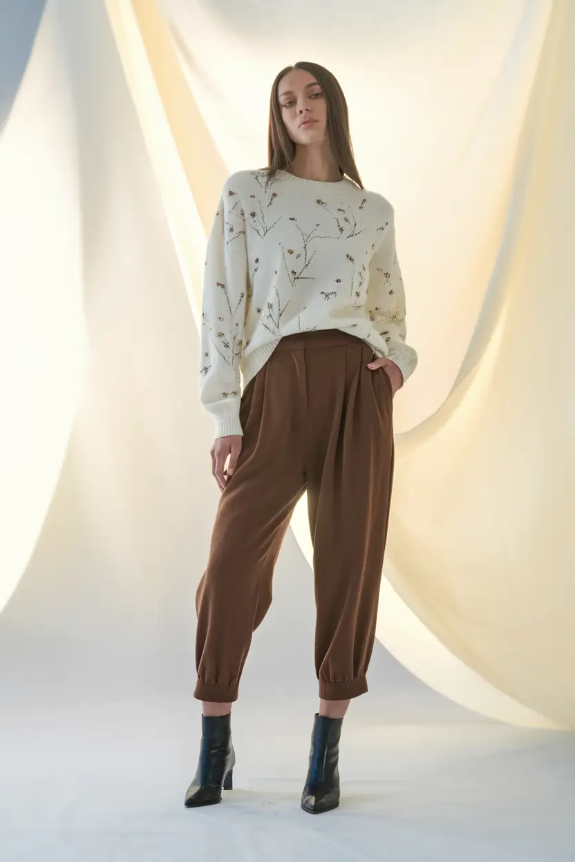fall business casual outfits for women Soft Layers for Golden October Mornings