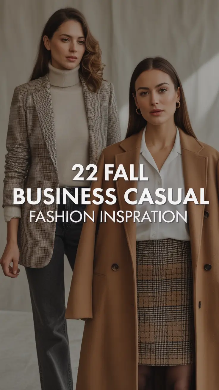 Fall 2025 Business Casual Fashion Inspiration: Modern Looks for Work, Comfort, and Confidence