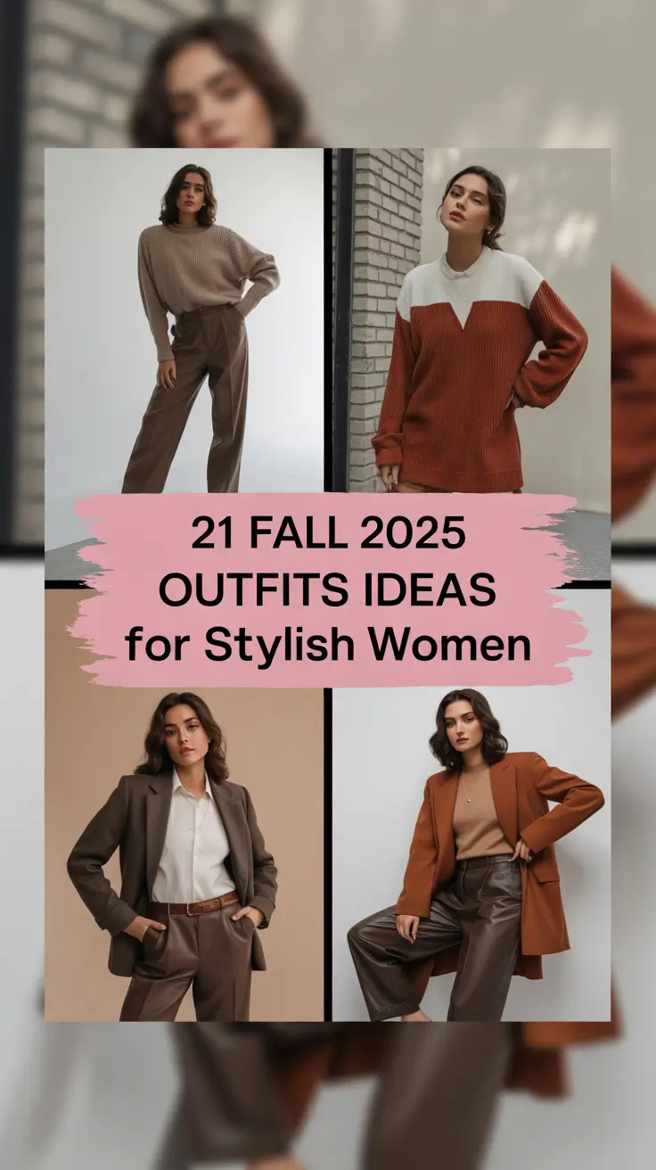 Fall 2025 Outfits Ideas for Stylish Women: Bold Looks, Casual Charm & Classy Layers