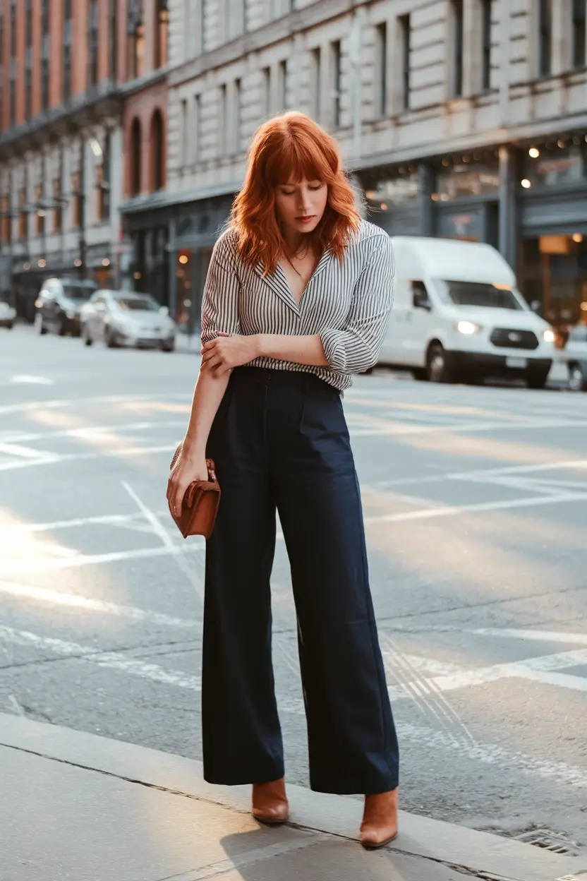 fall outfits women over 30 Tailored Simplicity With a Touch of Business Cool